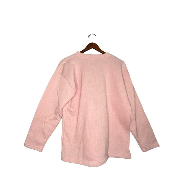 𝅺VINTAGE ESY Sportswear Baby Pink Crewneck Jekyll Island, GA - Picture 3 of 4